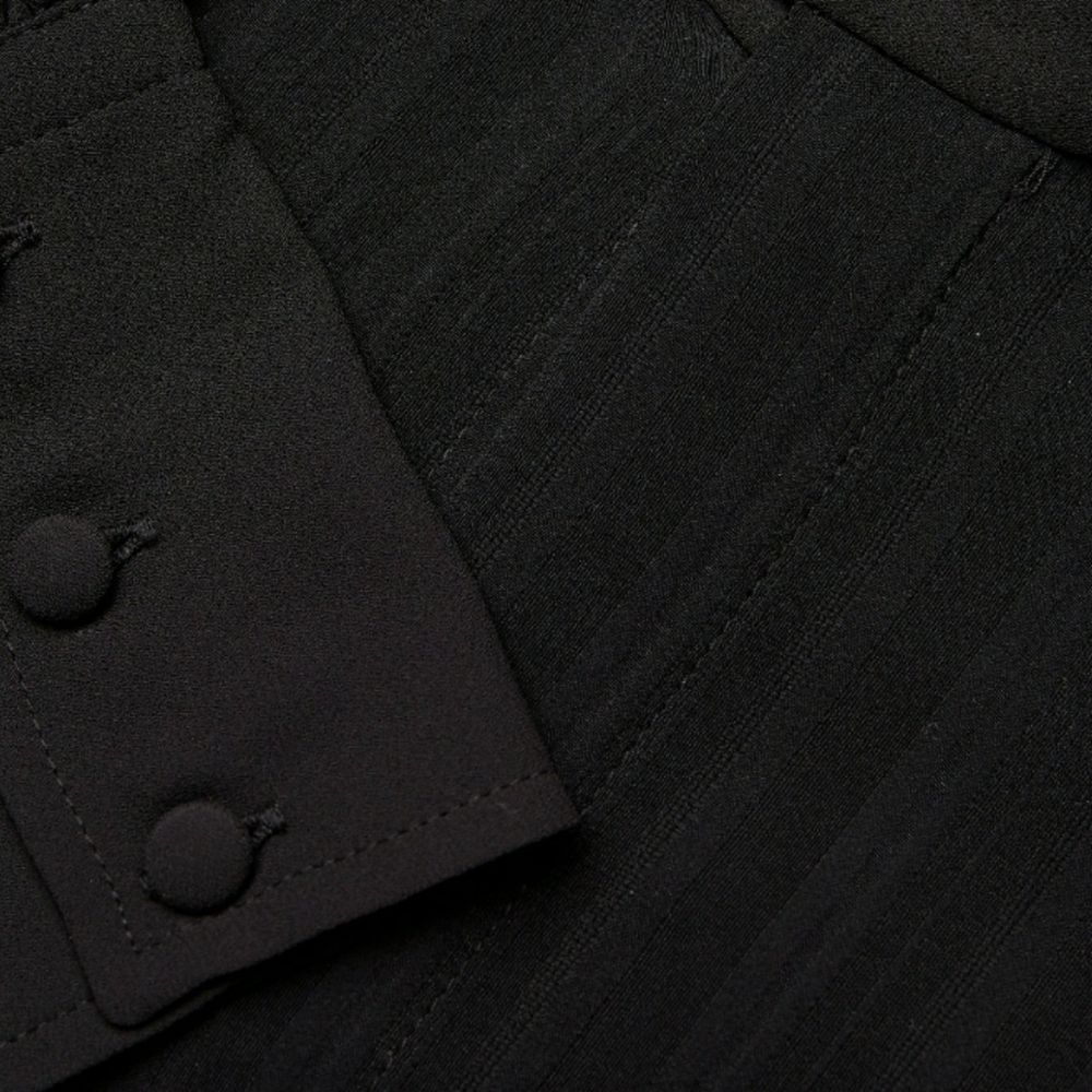 🆕️Polo Ralph Lauren Jacquard Stripe Silk Blouse - Picture 6 of 7